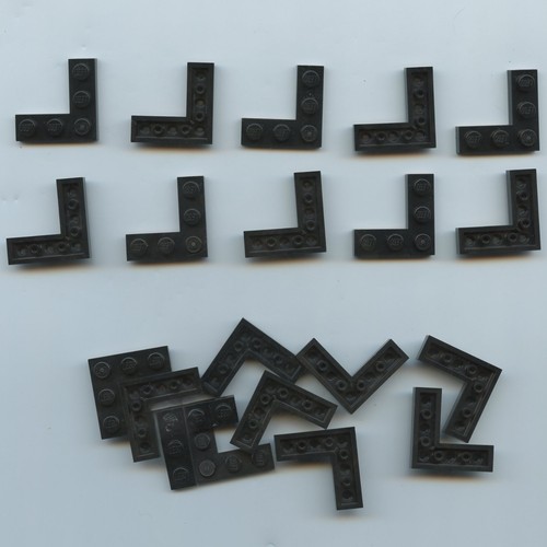 Lego black plate - black, x