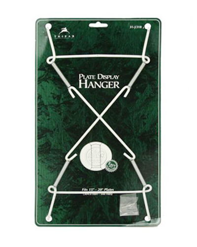White plate hanger - 20",